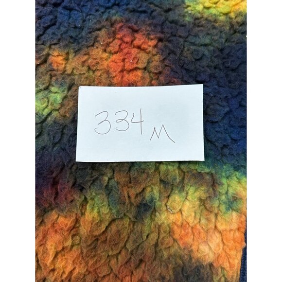 Marissa Olivia New York NWT Multicolor Tie Dye Zip Up Collared Vest SZ XL - Picture 9 of 9